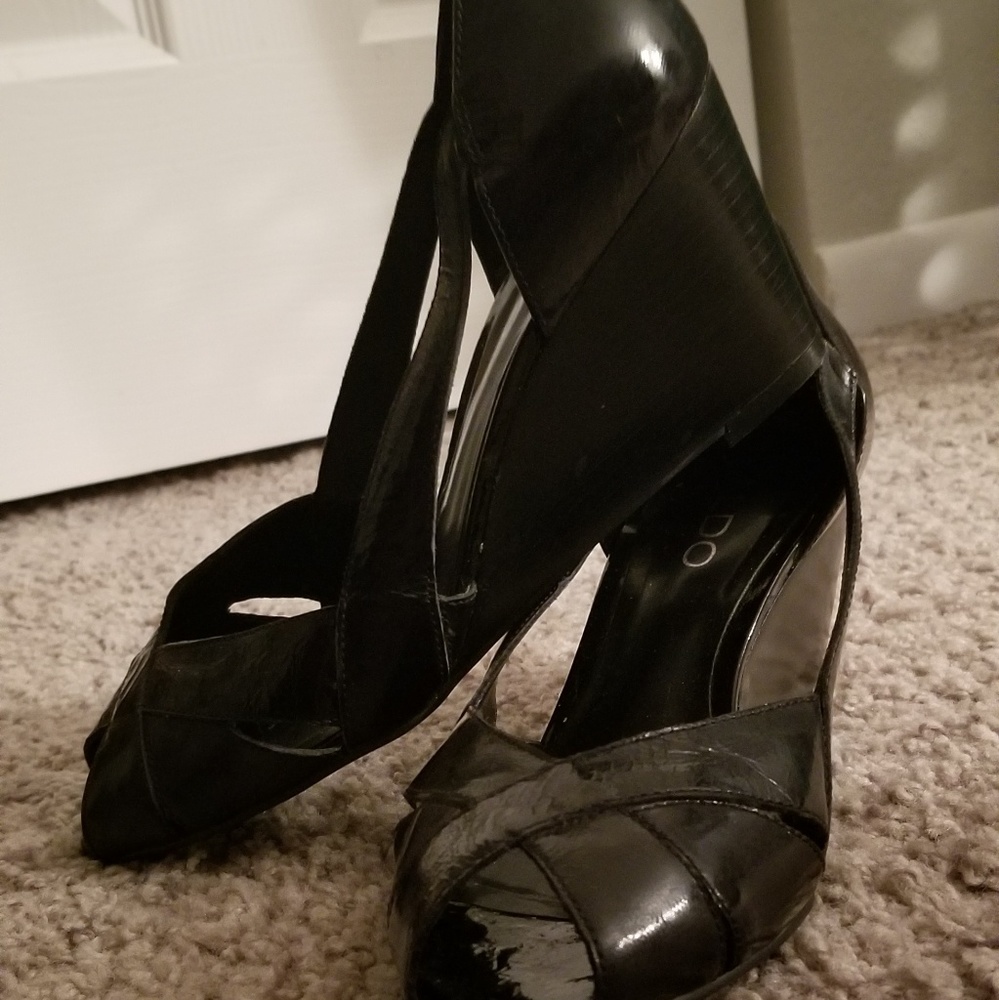 Black ALDO Wedges